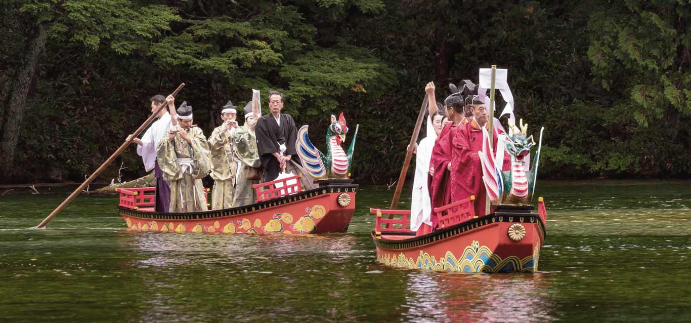 明神池お船祭りのイメージ